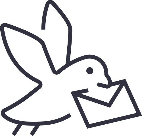 ikon av brevdue