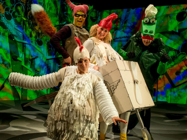 Bilde fra en forestilling for barn, Riksteatret