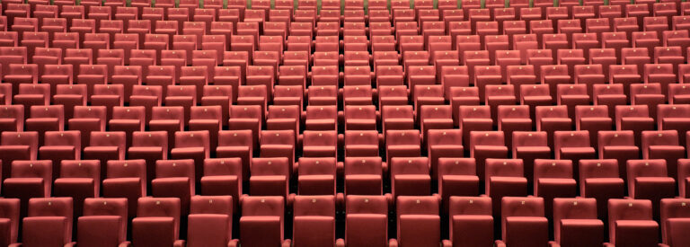 Bilde av setene i Storsalen