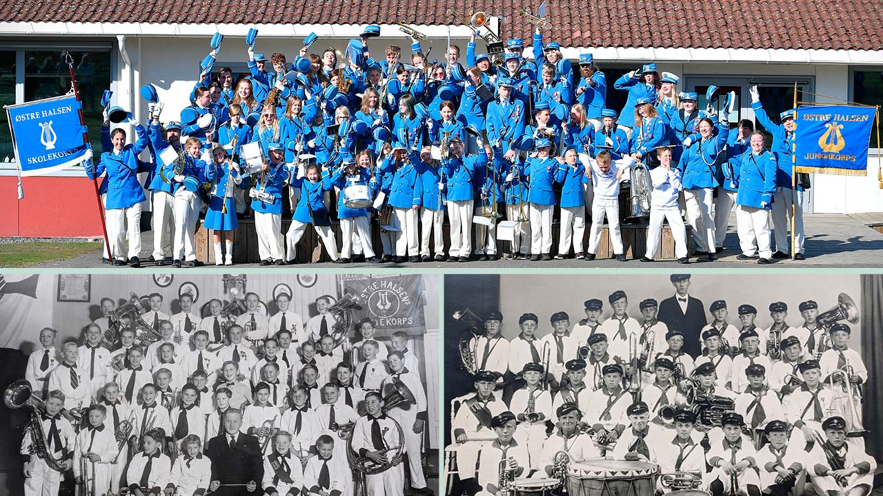 Østre Halsen skolekorps: 100 år på én kveld